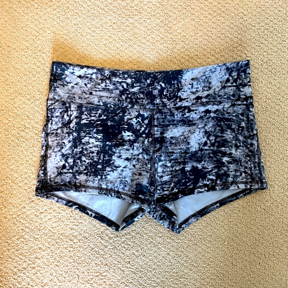 Black and White Bike Shorts